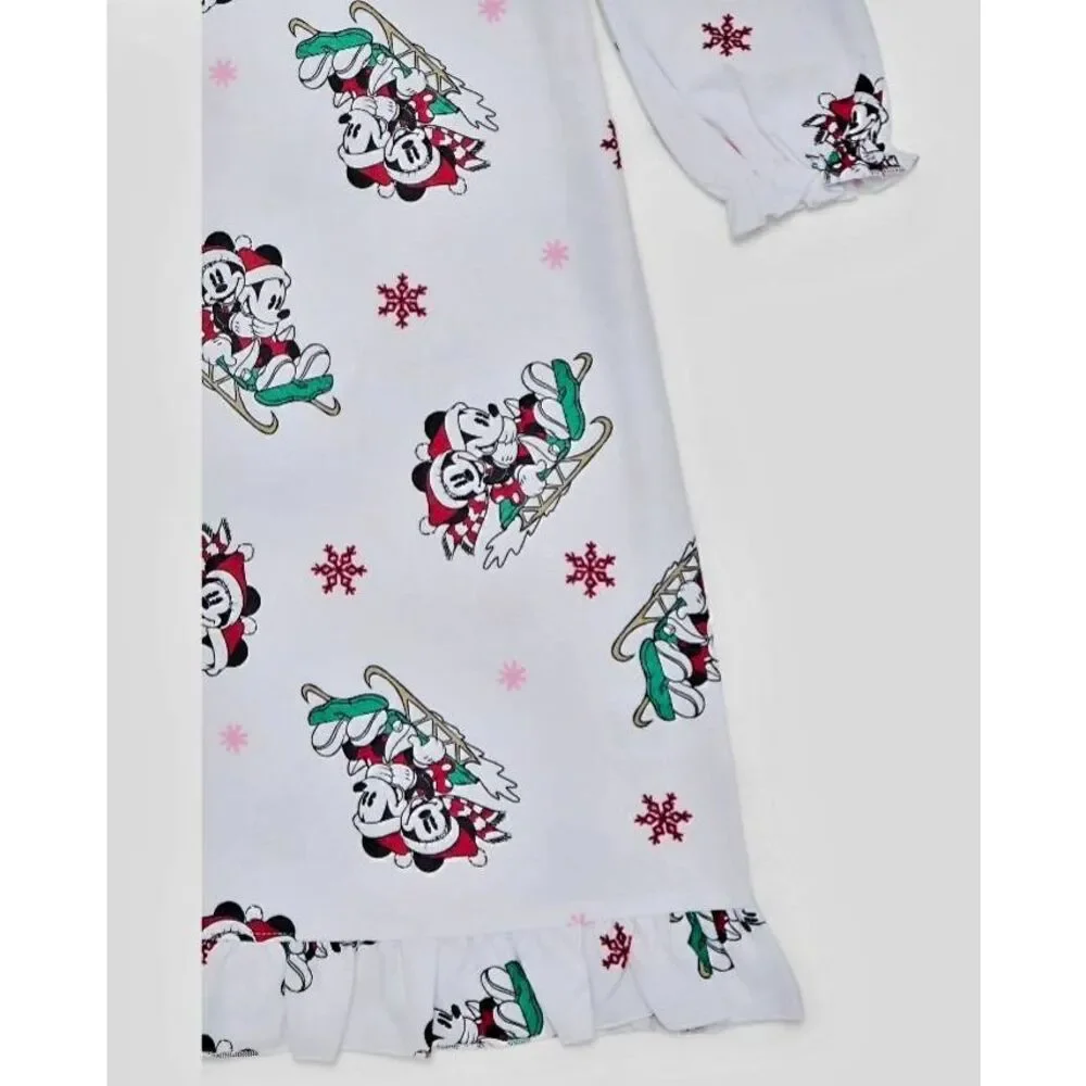 NWT MICKEY MOUSE CHRISTMAS GIRLS NIGHTGOWN - Picture 3 of 5